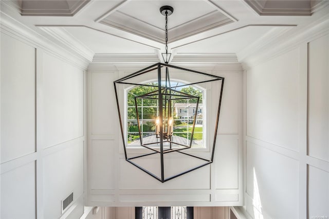 room details featuring crown molding