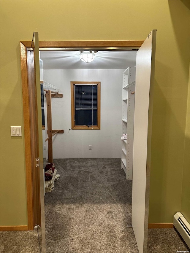 bathroom featuring a baseboard radiator