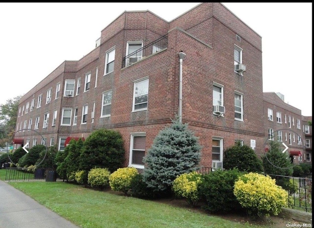 view of property with cooling unit