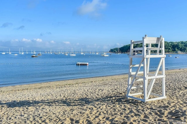 water view featuring a view of the beach