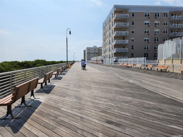 view of dock