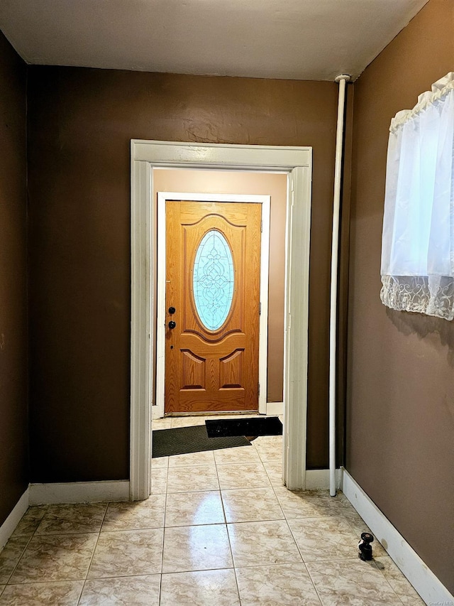 view of doorway to outside