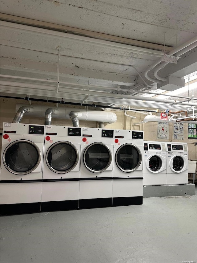 laundry room featuring separate washer and dryer