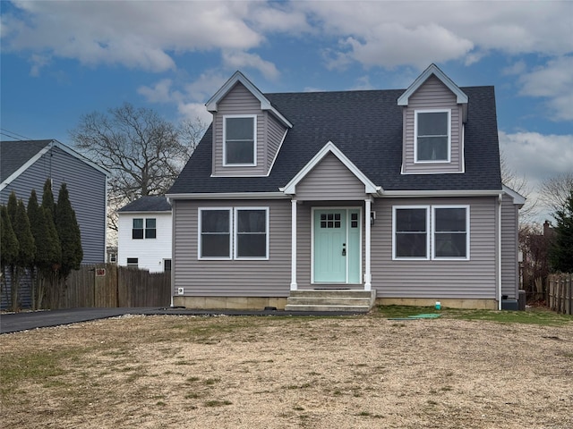 view of cape cod-style house