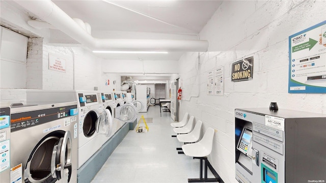 laundry room featuring washer and dryer