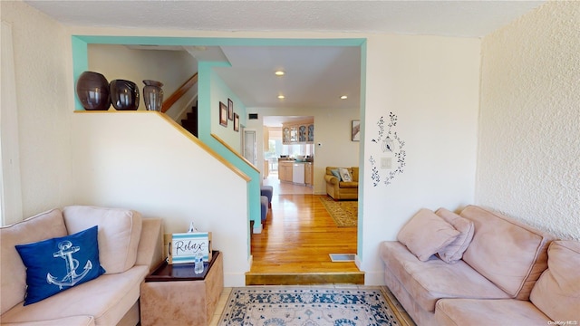 interior space featuring hardwood / wood-style flooring