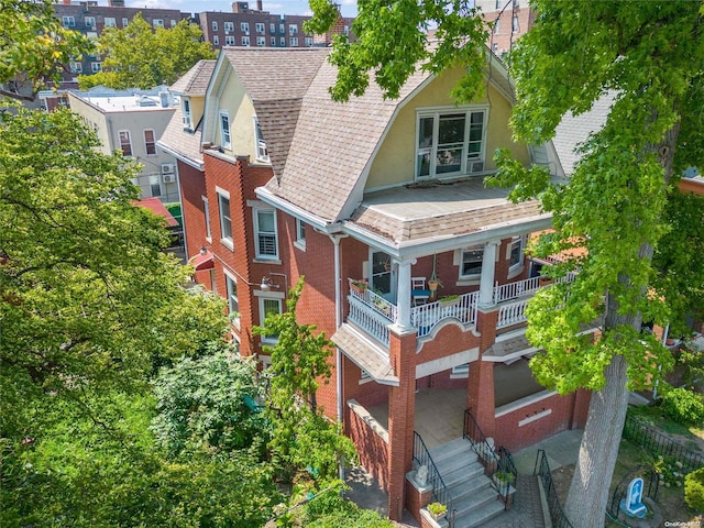 view of back of property