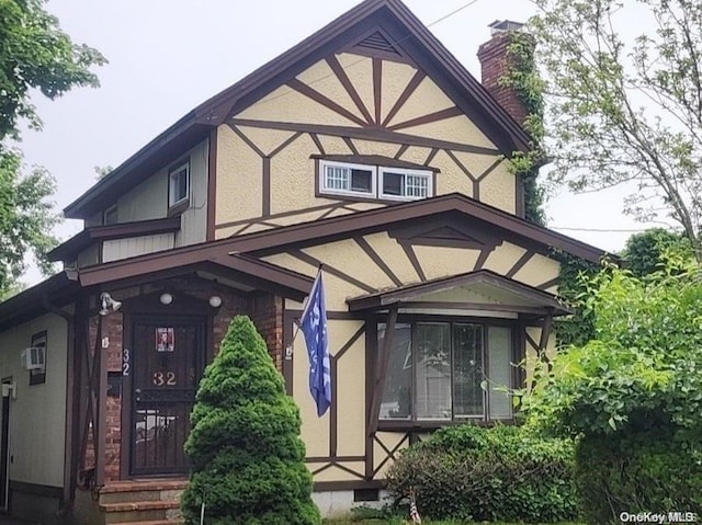 view of tudor house