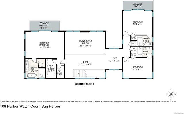 108 Harbor Watch Ct, Sag Harbor, NY 11963 - home floor plan