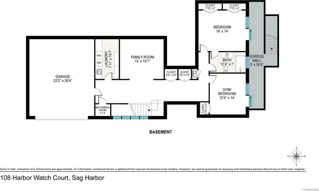 108 Harbor Watch Ct, Sag Harbor, NY 11963 - home floor plan