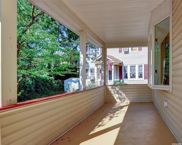 balcony with a porch