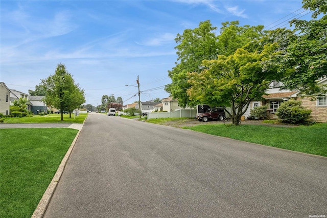 view of road