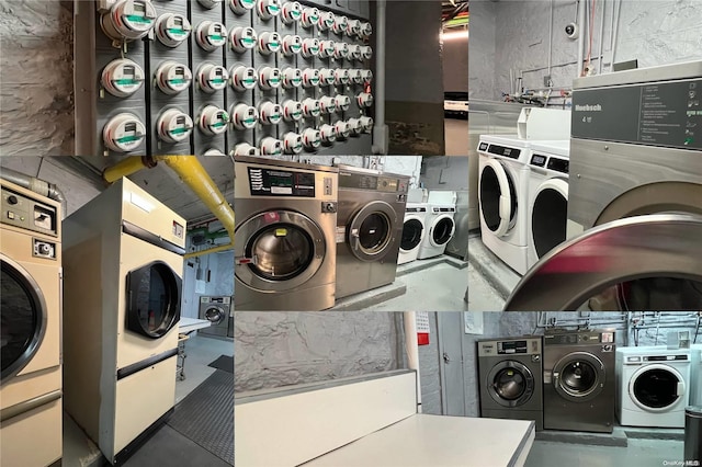 laundry room featuring washer and dryer