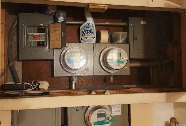 utility room with electric panel