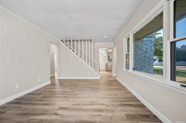 interior space featuring light hardwood / wood-style floors