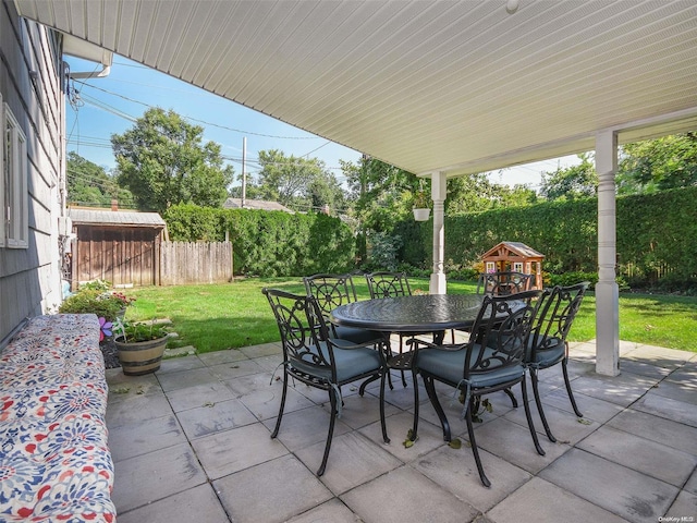 view of patio