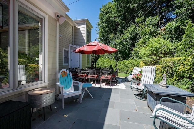 view of patio