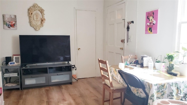 dining room featuring hardwood / wood-style flooring