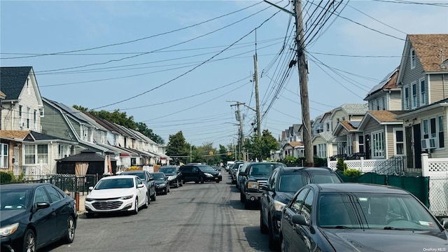 view of road