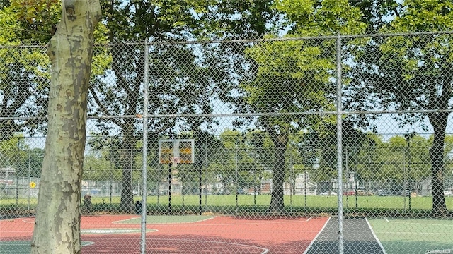 view of basketball court