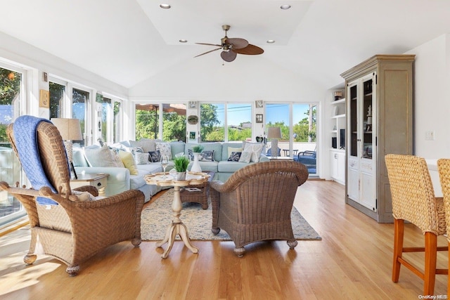 216 Broadway, Saltaire, NY 11706 - sunroom / solarium featuring lofted ceiling and french doors