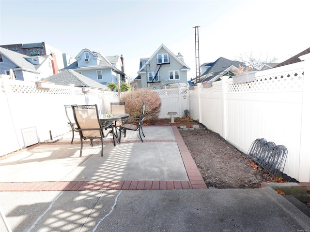 view of patio