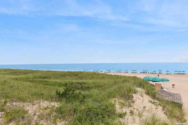 water view featuring a view of the beach