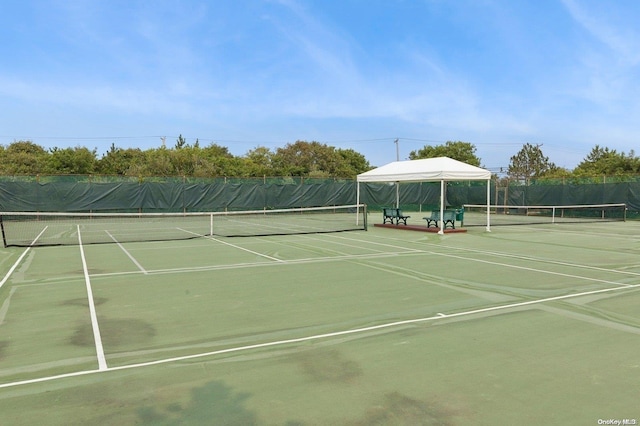 view of sport court