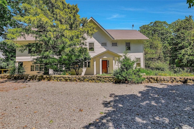 view of front of property