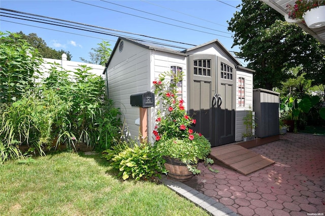 view of outbuilding