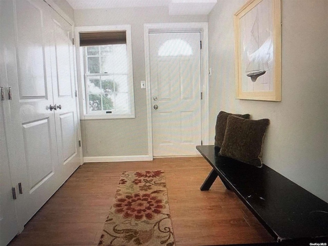 215 Roosevelt Blvd, Long Beach, NY 11561 - entryway featuring wood finished floors and baseboards