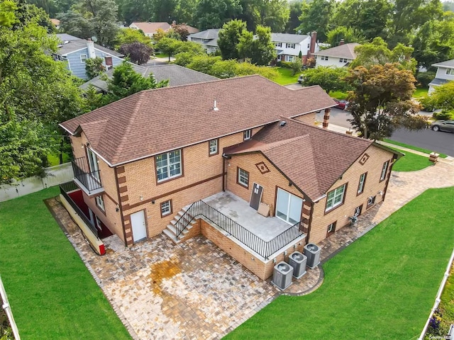 22 Solar Ln, Searingtown, NY 11507 - aerial perspective of suburban area