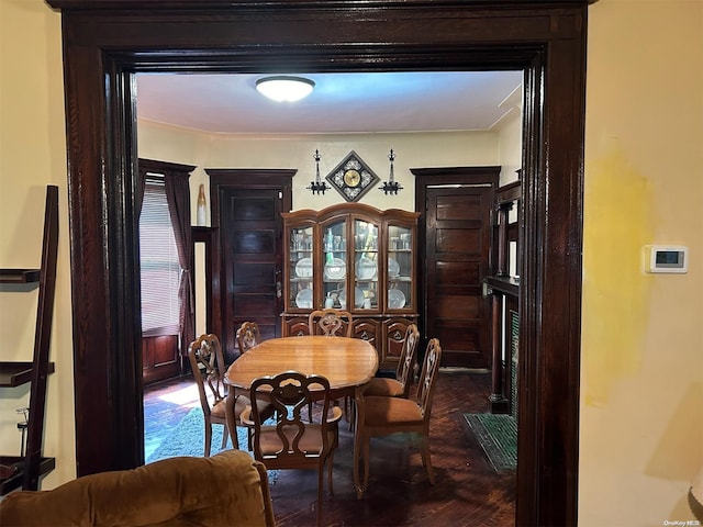 view of dining space