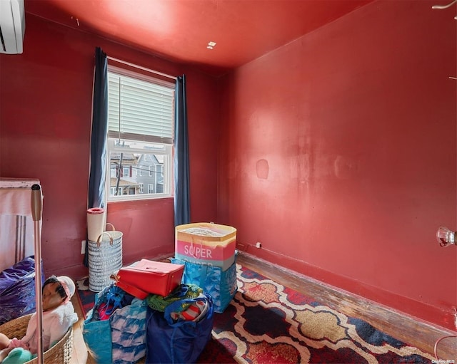 misc room featuring hardwood / wood-style floors