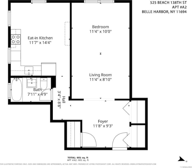 525 Bch 138th St Unit A2, Belle Harbor, NY 11694 - floor plan / room layout