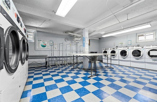 laundry area with washer and dryer