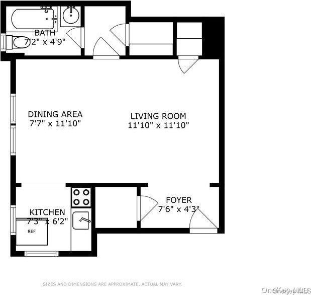 110-34 73rd Rd Unit 5K, Forest Hills, NY 11375 - home floor plan