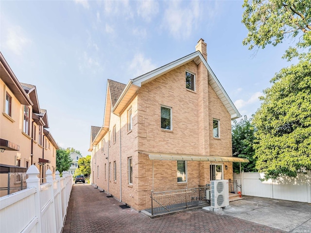 rear view of house with a patio area