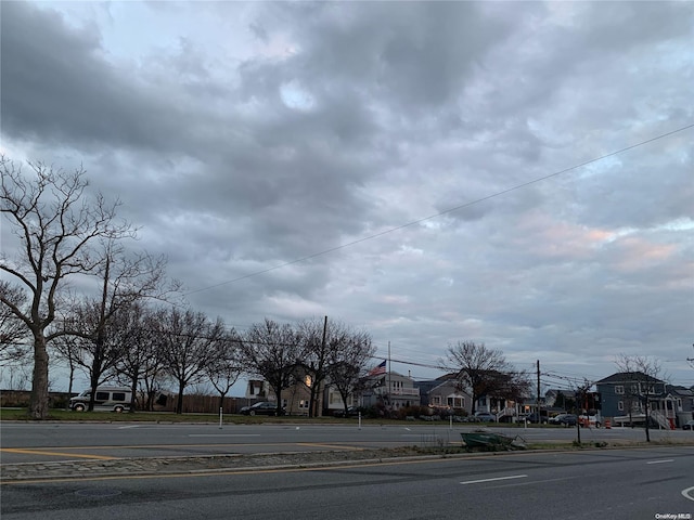 view of road