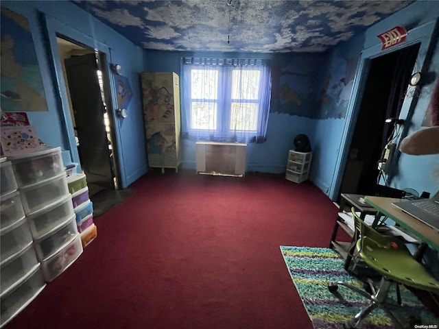 misc room featuring carpet flooring