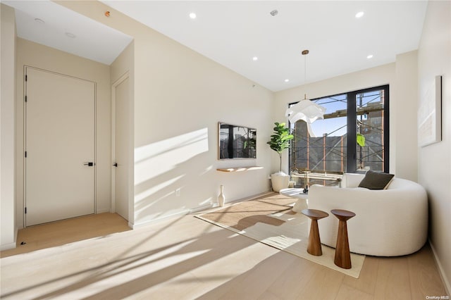 31-16 21st St Unit Ph2C, Astoria, NY 11106 - living area featuring recessed lighting and wood finished floors