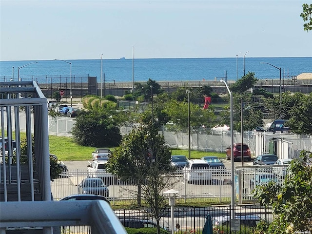 view of water feature