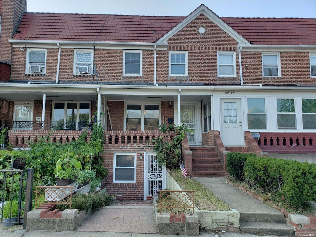 view of property featuring cooling unit