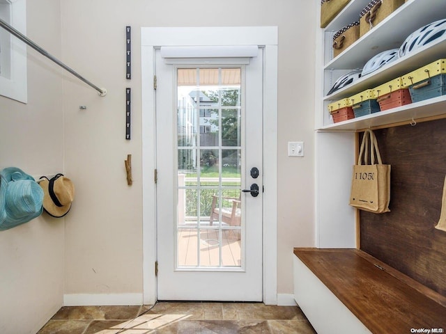 view of doorway to outside