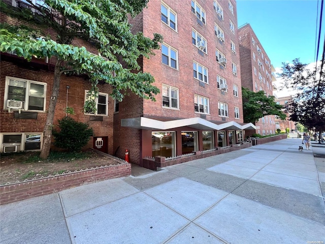 view of property with cooling unit