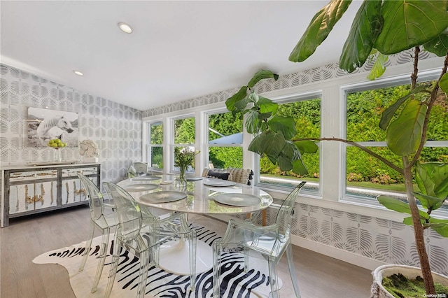 sunroom featuring a wealth of natural light