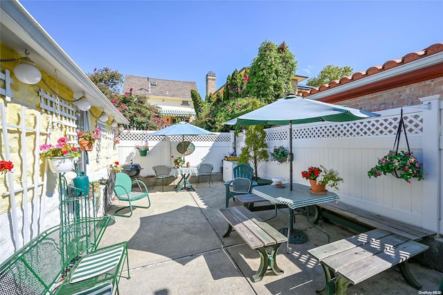 view of patio / terrace