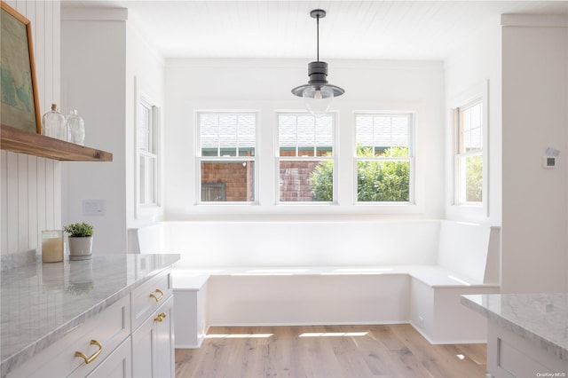 interior space featuring light hardwood / wood-style flooring