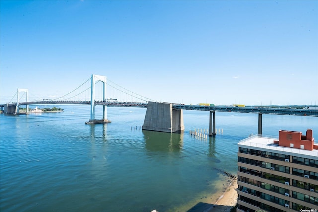 166-25 Powells Cove Blvd Unit 21G, Beechhurst, NY 11357 - water view featuring a notable bridge