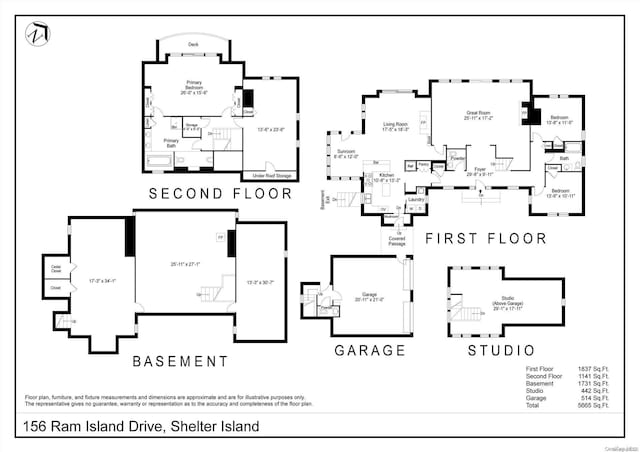 156 Ram Island Dr, Shelter Island, NY 11964 - view of property floor plan
